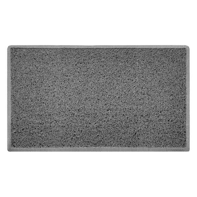 Rackhams Indoor/Outdoor Spaghetti Doormat Plain - Grey - 75cm x 44cm - No (Suitable for Outdoors) - image 1