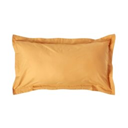 Rackhams Egyptian Cotton Oxford Pillowcase 200 TC, King Size - Mustard Yellow - thumbnail 1