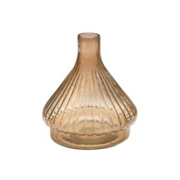Rackhams Airlie Ribbed Snowdrop Stem Vase - Grey - thumbnail 3