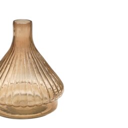 Rackhams Airlie Ribbed Snowdrop Stem Vase - Grey - thumbnail 4