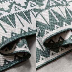 Rackhams Dynamic Indoor & Outdoor Reversible Green Rug - 80X150 cm - thumbnail 3