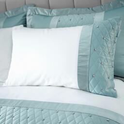 Rackhams Sequin Cluster Duvet Cover Set - Super King - Silver - thumbnail 3