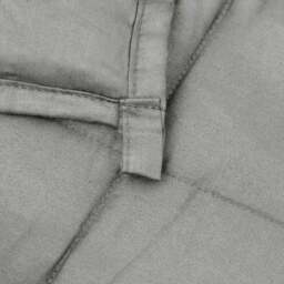 Rackhams Weighted Blanket Grey 200x220 cm 13 kg Fabric - thumbnail 5