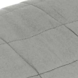 Rackhams Weighted Blanket Grey 200x220 cm 13 kg Fabric - thumbnail 4
