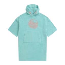Rackhams Kids Gill Towelling Organic Hooded Towel - Turquoise - S-M - Turquoise - 100% Organic Cotton - thumbnail 2