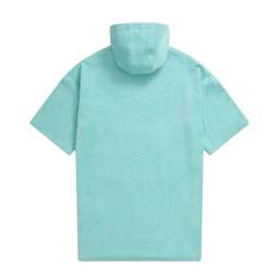 Rackhams Kids Gill Towelling Organic Hooded Towel - Turquoise - S-M - Turquoise - 100% Organic Cotton - thumbnail 3