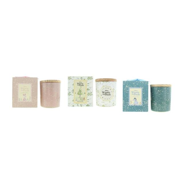 Rackhams Winnie the Pooh Scented Candle Gift Set 3×213g - Lavender & Milk Thistle, Spring Blossom & Acorns, Honey Tree - Candle - No - 213g