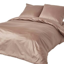 Rackhams Organic 400 TC Egyptian Cotton Sateen Duvet Cover Set, European Size - White - 150 x 200 cm - thumbnail 2