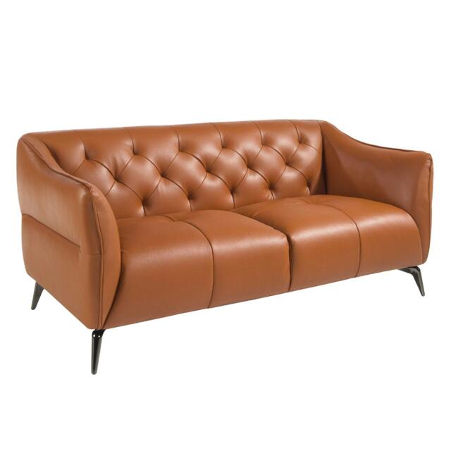 Rackhams Chester sofa in brown leather 6168/6169 - 171 x 95 x 77 - 2