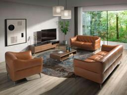 Rackhams Chester sofa in brown leather 6168/6169 - 171 x 95 x 77 - 2 - thumbnail 4