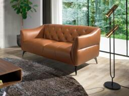 Rackhams Chester sofa in brown leather 6168/6169 - 171 x 95 x 77 - 2 - thumbnail 2