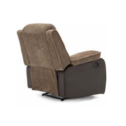 Rackhams Preston Jumbo Cord Manual Recliner Armchair in Brown - Brown - thumbnail 6