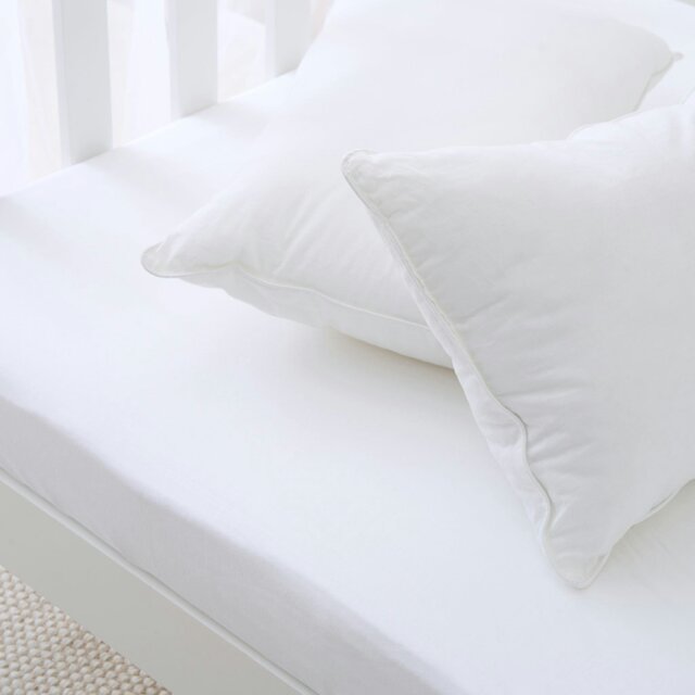 Rackhams Premium Organic 100% Cotton Single Bed Fitted Sheet -190 x 90cm - Fitted Sheet - image 1