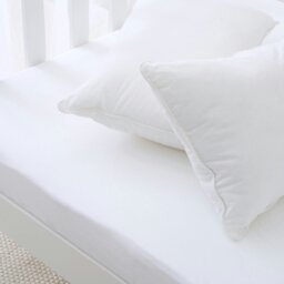 Rackhams Premium Organic 100% Cotton Single Bed Fitted Sheet -190 x 90cm - Fitted Sheet - thumbnail 1