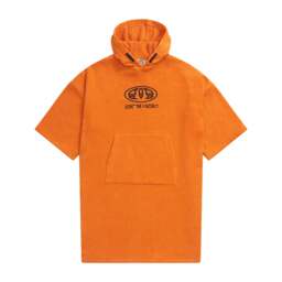 Rackhams Kids Gill Towelling Organic Poncho - Orange - S-M - Orange - thumbnail 2