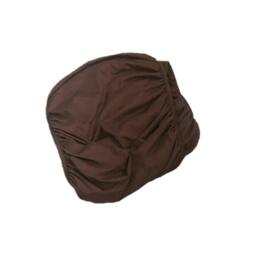 Rackhams Faux Suede Divan Base Wrap (19in) - Chocolate - Double - Chocolate - 90% Polyester/10% Spandex - thumbnail 1