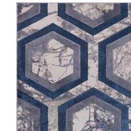 Rackhams Aurora AU19 Hexagon Rug - 200x290cm - thumbnail 4