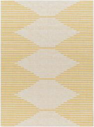 Rackhams Eagean-Global Yellow Ivory Off-White In- & Outdoor Rug - 160cm_diameter - thumbnail 3