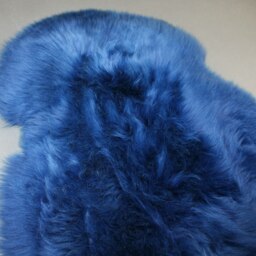 Rackhams Sheepskin Rug UK Navy Blue - 90cm - 60cm - thumbnail 2