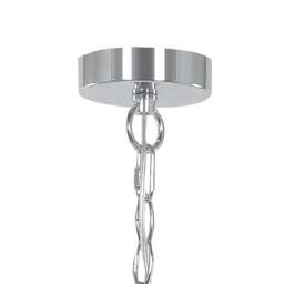 Rackhams Ashton 3-Light Polished Chrome Chandelier Ceiling Light - thumbnail 6