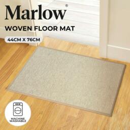 Rackhams Door Mat Non Slip Rubber Hallway Kitchen Floor Runner Rug Washable Woven - thumbnail 2