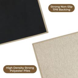 Rackhams Door Mat Non Slip Rubber Hallway Kitchen Floor Runner Rug Washable Woven - thumbnail 5