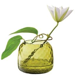 Rackhams LSA Dapple Tealight Holder Vase 7cm Woodland Green - 1 - Glass - Woodland Green - thumbnail 2