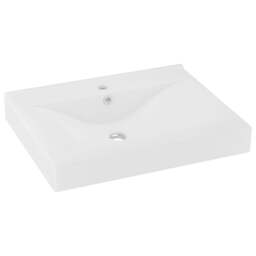 Rackhams Luxury Basin with Faucet Hole Matt White 60x46 cm Ceramic - thumbnail 2