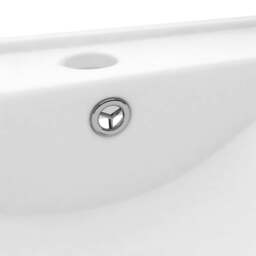 Rackhams Luxury Basin with Faucet Hole Matt White 60x46 cm Ceramic - thumbnail 5
