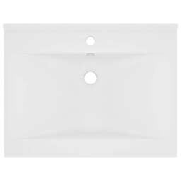 Rackhams Luxury Basin with Faucet Hole Matt White 60x46 cm Ceramic - thumbnail 3