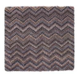Rackhams Washable Mats - Chevron Design - 50X75 cm - thumbnail 1