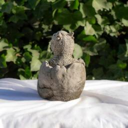Rackhams Small Stone Cast Baby Pachyceph Dinosaur Garden Sculpture - thumbnail 4