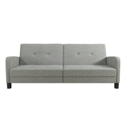 Rackhams Boston 3-seater sofa bed in fabric grey - Grey