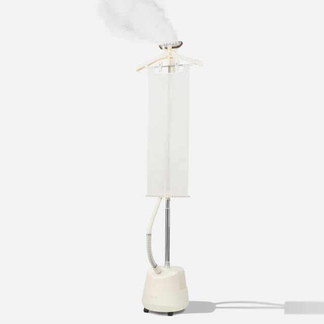 Rackhams f1200 Clothes Steamer Pro - Powerful 2200W Garment Steamer, 3L Tank, Dual Steam, Ideal for Clothes, Curtains and All Fabrics - Off White - image 1
