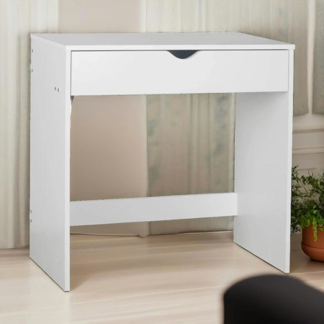 Rackhams 1 Drawer Dressing Table White - image 1