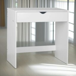 Rackhams 1 Drawer Dressing Table White - thumbnail 3