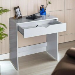 Rackhams 1 Drawer Dressing Table White - thumbnail 4