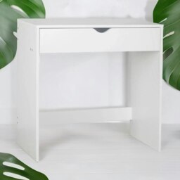 Rackhams 1 Drawer Dressing Table White - thumbnail 2