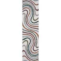 Rackhams Moodi Shaggy Multicolour Mirage Rug - 80X300 cm - thumbnail 1