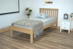 Rackhams Wiltshire Solo Pine Wooden Bed Frame - UV Waxed - 3FT - thumbnail 1