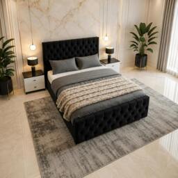 Rackhams Majestic Divan Bed - Super King - Solid Wood - Black - thumbnail 6
