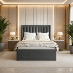 Rackhams Swan Electric Adjustable Bed with Mattress and Headboard - Double - Solid Wood - Beige - thumbnail 3