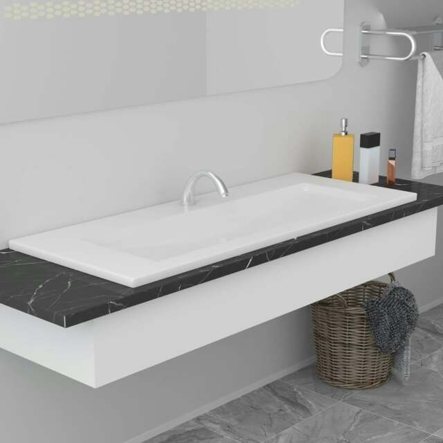 Rackhams Built-in Basin 101x39.5x18.5 cm Ceramic White