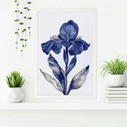 Rackhams Prints For Bathroom - Set of 3 Botanical Wall art Prints - A2 16.54 x 23.39 in / 42 x 59.4 cm - Satin Photo paper 280 gsm - Oak Frame - thumbnail 5