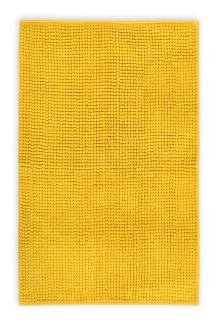 Rackhams Shaggy Noodle Bathmat Antislip - Yellow - image 1