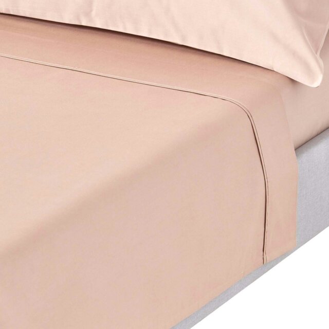 Rackhams Premium 1000 TC Egyptian Cotton Sateen Weave Flat Sheet - Moonlight Beige - Super King - image 1