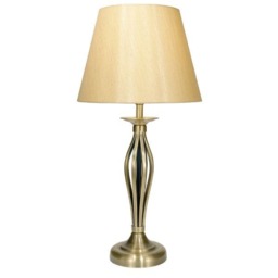 Rackhams Miranda Antique Brass Table Lamp - thumbnail 2
