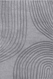 Rackhams High Pile Grey Rug Pigment – Geometric Design - 120X170 cm - thumbnail 5