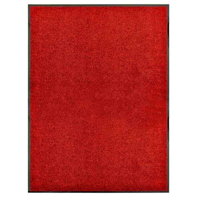 Rackhams Doormat Washable Red 90x120 cm