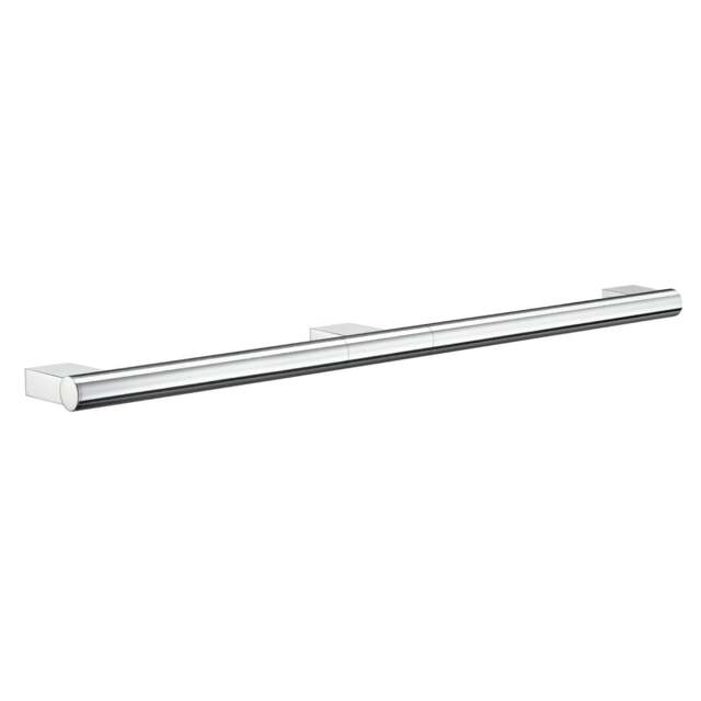 Rackhams Polished Stainless Steel Grab Bar 90cm Long Bathroom Bath Shower Safety Hand Rail Elderly Disabled Seniors Mobility Aid - image 1